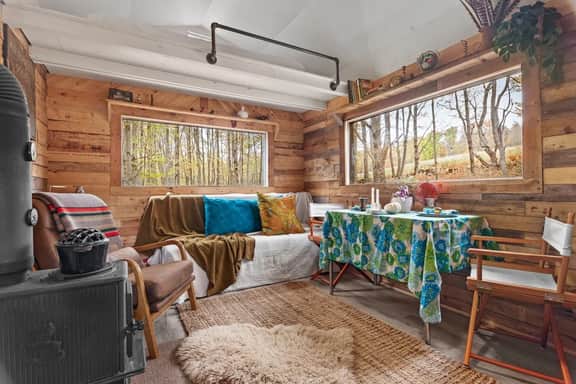 Off-Grid Catskills Cabin on 4 Private Acres - Image 2
